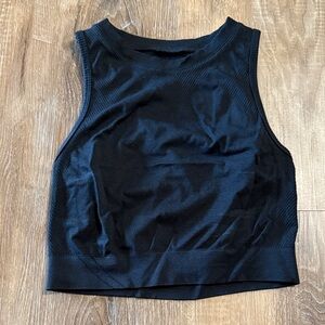 Black Sleeveless Women's Top